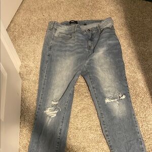 Never worn fashion nova blue jeans
